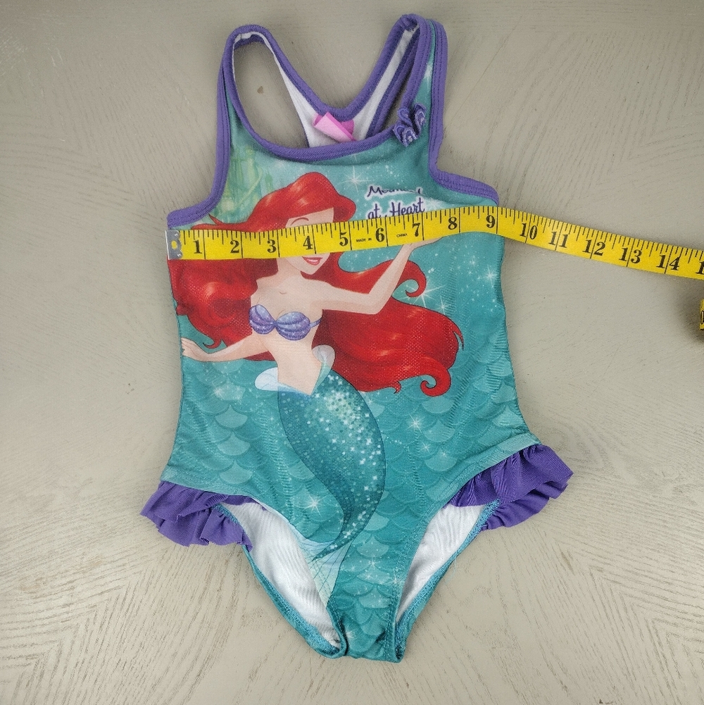 Disney Ariel Girl's One Piece Swimsuit - Picture 6 of 9